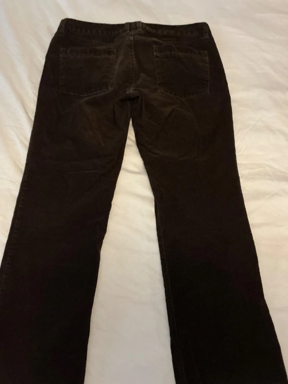 Vintage J Crew low rise slight boot cut brown corduroy pant size 12R